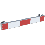 Warning sign with pipe clamps | with foil RA1/A